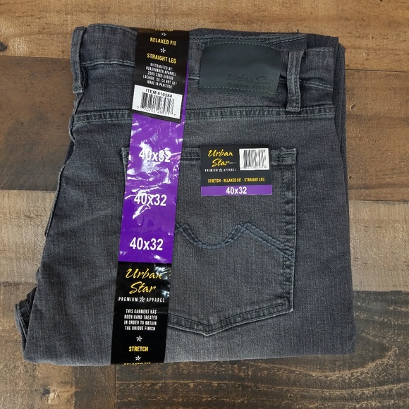 urban star men's stretch jeans